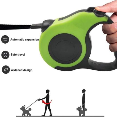 Automatic Flexible Dog Leash Size:3m