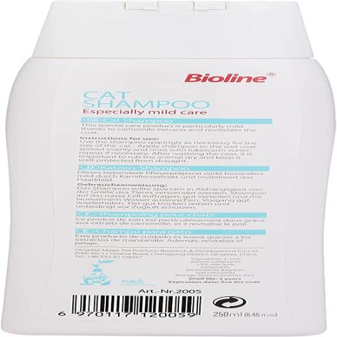 Bioline Cat Shampoo 250ml