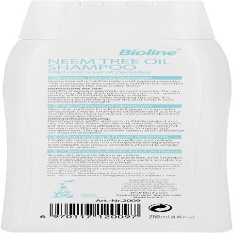 Bioline Neem Tree Oil Shampoo 250ml