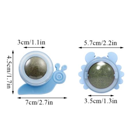 Cat Crab Catnip Ball Toy Contail