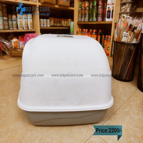 Covered Cat Litter Box Sandbox size 52X36X14 cm