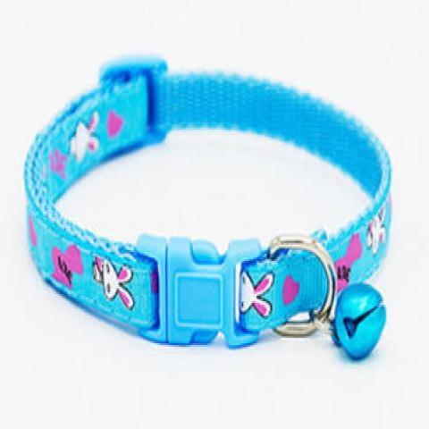 Cute Cartoon Rabbit Print Quick Release Buckle Cat Necklace Collar