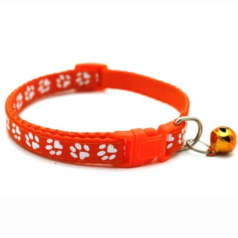 Cute Paw Print cat Necklace Collar
