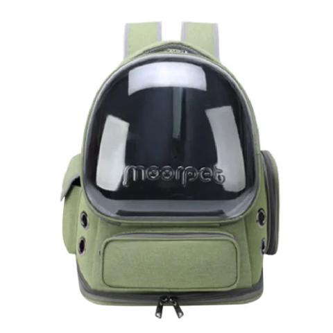 Cat Carrier Backpack Ventilated Design - Apple green