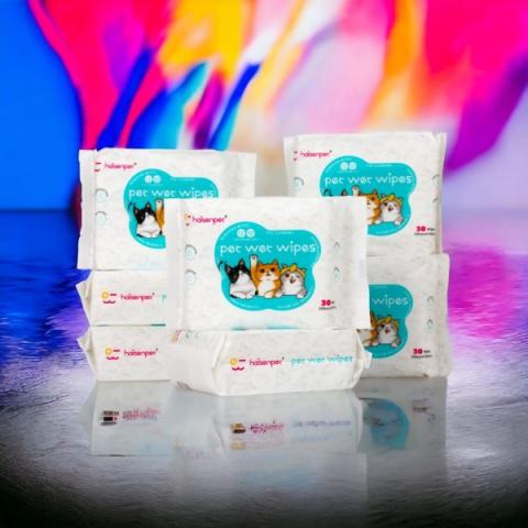 Haisenpet Pet Wet Wipes 30 Pcs