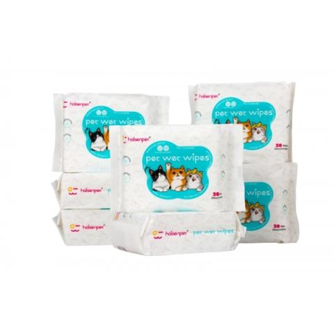 Haisenpet Pet Wet Wipes 30 Pcs