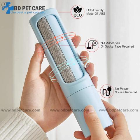 Pet Hair Remover Brush Lint Roller Self Cleaning