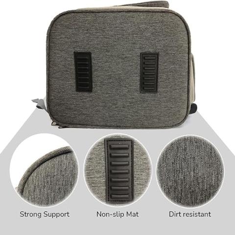 Cat Carrier Backpack Ventilated Design - Gray