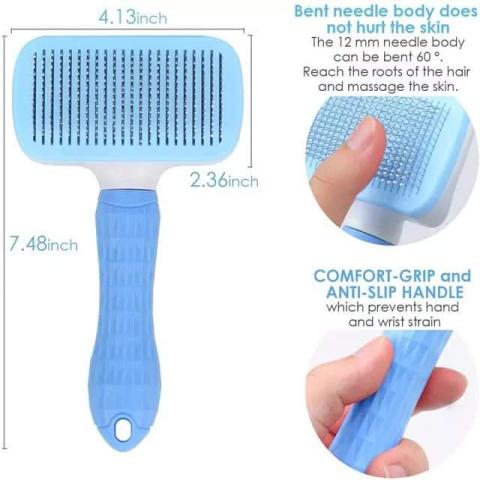 Self Cleaning Pet Brush For Cat And Dog