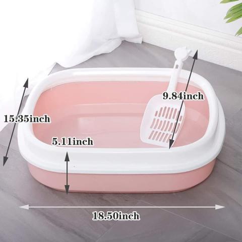 Litter Box Cat Tray with Scoop