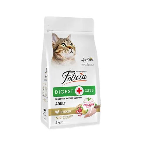 Felicia Digest Care Hypoallergenic Chicken Adult Cat Dry Food Low Grain 2kg