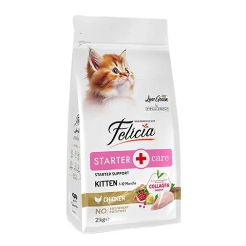 Felicia Starter Care Kitten Hypoallergenic Chicken Cat Dry Food 2kg