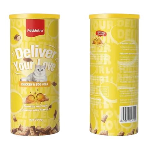 Petmetro Treat For Cat Chicken & Egg yolk 200g