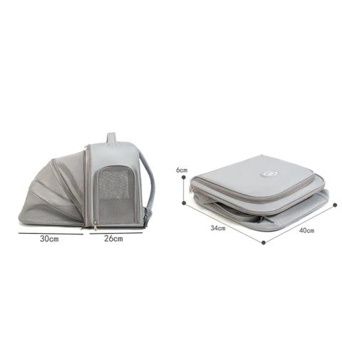 Portable pet bags expandable and breathable