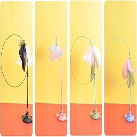 Strong Suction Cup Steel Wire Cat Teaser