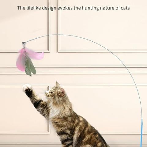 Strong Suction Cup Steel Wire Cat Teaser