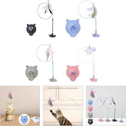 Strong Suction Cup Steel Wire Cat Teaser