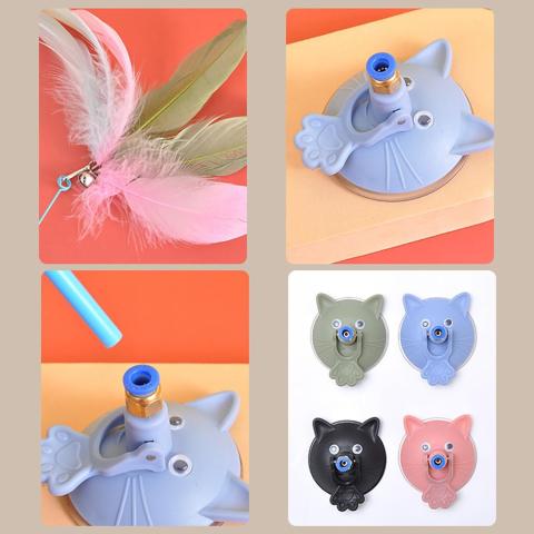 Strong Suction Cup Steel Wire Cat Teaser