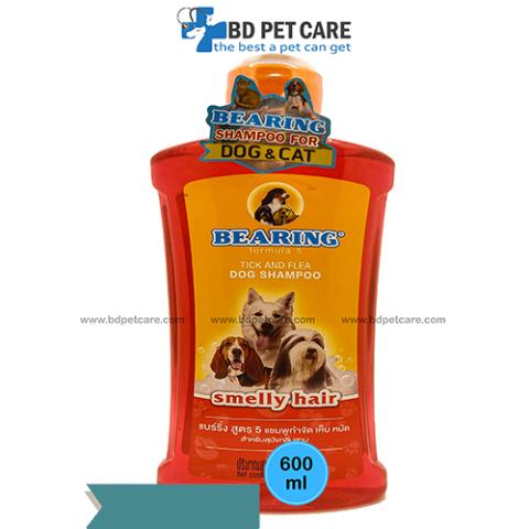 Bearing Dog shampoo- Smelly Hair (Tick and Flea) 600ml