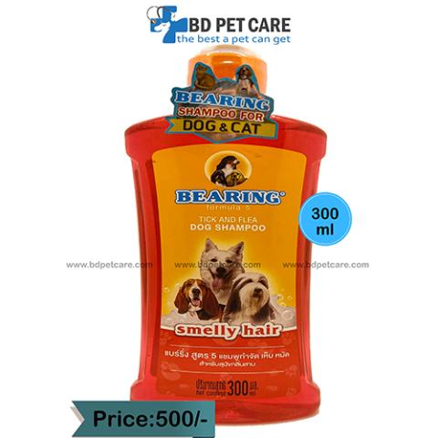 Bearing Dog shampoo- Smelly Hair (Tick and Flea) 300ml