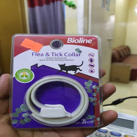 Bioline Flea & Tick collar (light yellow)