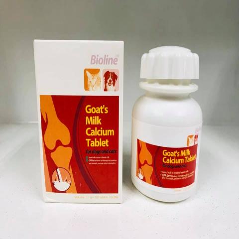 Bioline Goat's Milk Calcium Tablet (Dog & Cat) 160 Tablet