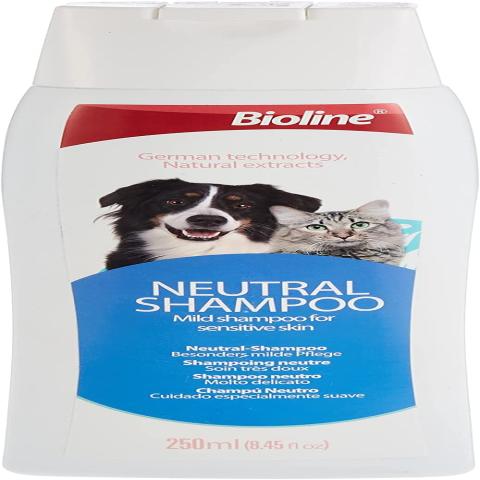 Bioline Neutral Shampoo Dogs and Cats Natural Shampoo 250 ml