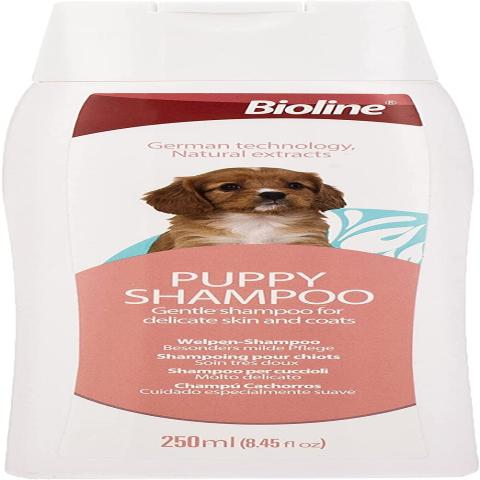 Bioline Puppy Shampoo 250ml, Mild Care Natural Dog Puppy Shampoo