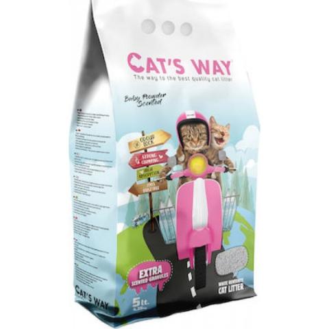 Cat's Way Classic Bentonite Cat Litter 5L BABY POWDER