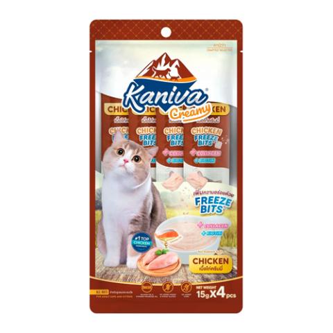 Kaniva Creamy Chicken Freeze Bits 15g x 4pcs