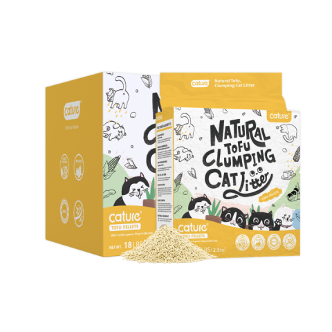 Cature Natural Wood Clumping Cat Litter Tafu Pellet 7.2kg