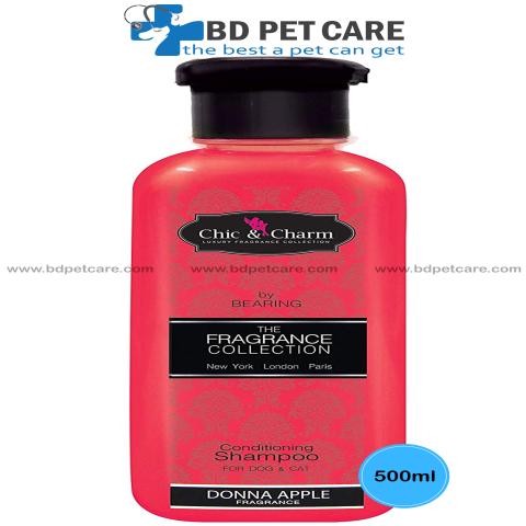 Chic & Charm Conditioning Shampoo for Dog and Cat with Donna Apple Fragrance (500 ML)