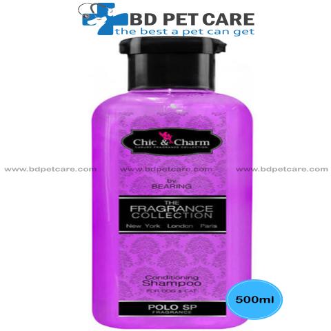 Chic & Charm Conditioning Shampoo for Dog and Cat with POLO SP Fragrance (500 ML)