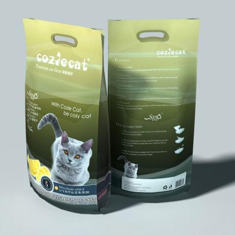 Cozie Cat- Premium Bentonite Cat Litter (Lemon- 5L)