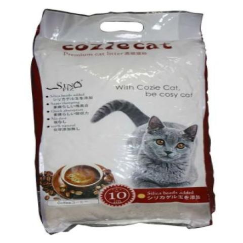 Cozie Cat- Premium Bentonite Cat Litter(Coffee- 10L)