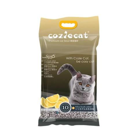 Cozie Cat- Premium Bentonite Cat Litter(Lemon- 10L)
