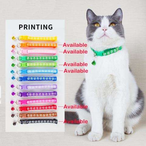 Cute Paw Print cat Necklace Collar