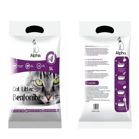 Alpha Bentonite cat litter Levender 5L