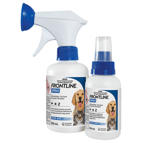 Frontline Spray (250ml) – Flea & Tick Treatment for Cats & Dogs (France)