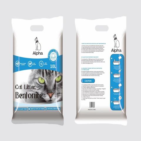 Alpha Bentonite cat litter Baby Powder 10L