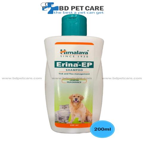 Himalaya Erina EP Tick and Flea Shampoo for Dogs Cats 200ml