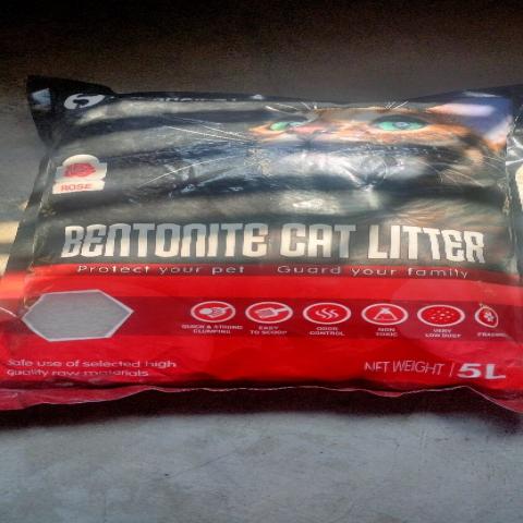 Honghaipet Bentonite Cat Litter Rose Flavour 5L