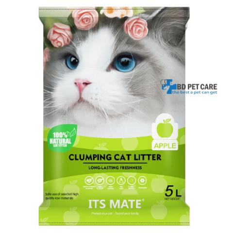 ITS Mate Bentonite Apple Scented Cat Litter 5L