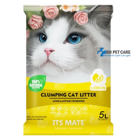 ITS Mate Bentonite Lemon Scented Cat Litter 5L