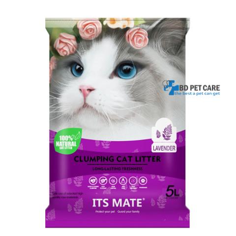ITS Mate Bentonite Levender Scented Cat Litter 5L