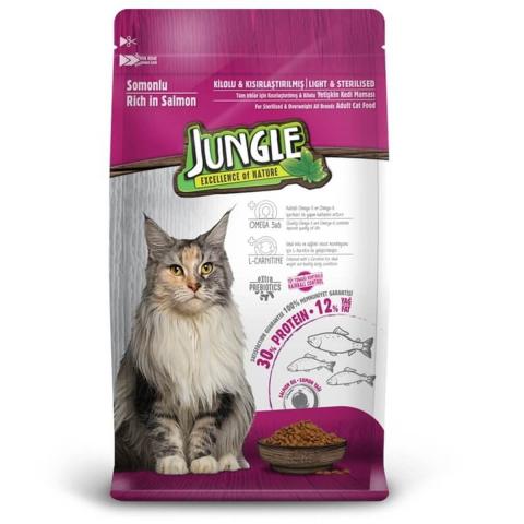 Jungle Adult Salmon Cat Dry Food 1.5kg