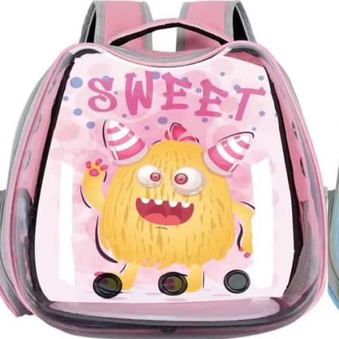 Hello Cat Travel Backpack - Pink