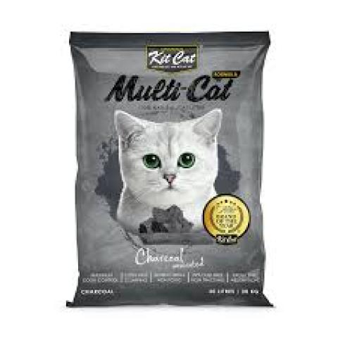 KitCat Multi-Cat Charcoal Cat Litter 30 LTR