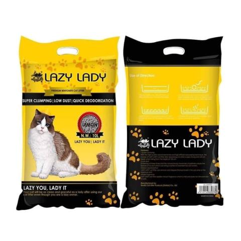 lazy lady Cat Litter Lemon 25L