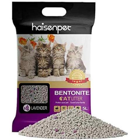Haisenpet Bentonite Cat litter Lavender Flavor 5L 4.5kg